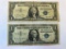 Lot of 2 One Dollar Silver Note 1957A and 1957B
