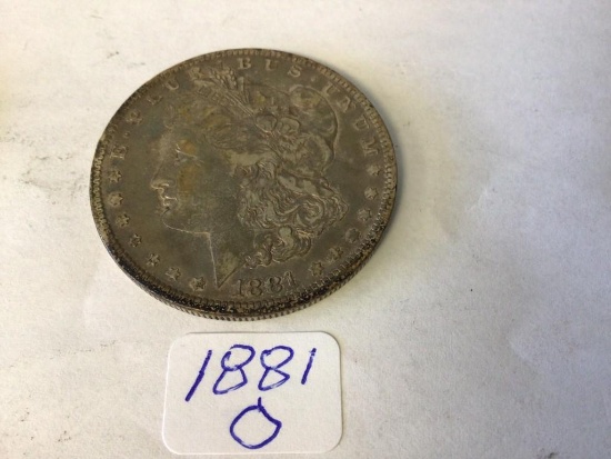1881 O Morgan Silver U.S. Dollar 90% silver