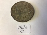 1883 O Morgan Silver U.S. Dollar 90% silver.