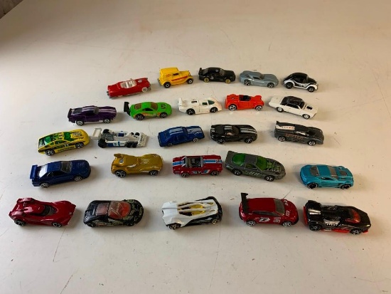 Lot of 25 vintage Die-Cast Cars Hot Wheels and others