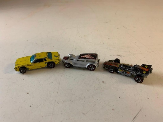 Lot of 3 Vintage REDLINE Hot Wheels Diecast