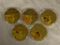 Set of 5 POKEMON Pikachu Limited Edition Novelty Tokens Coins