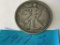 1917 S U.S. Walking Liberty Half Dollar in circulated condition, 90% Silver