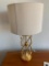 Vintage Brass Table Lamp with shade