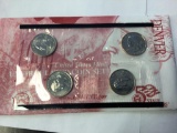 1999 D, 2000 D, 2000 P, 2001 P, 2002 D, 2003 D Quarter Only (4 of 5) Sleeve original mint package