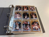1990-91 Hoops Basketball Complete Card Set in Binder
