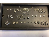 Earring set with a bonus necklace