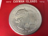 1972 Cayman Islands Sterling Silver Canadian $25.00 Uncirculated Coin.