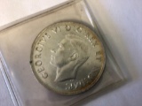 1939 Canadian Silver Dollar, has 80% Silver Content
