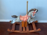 Hand Painted Carousel Rocking Horse