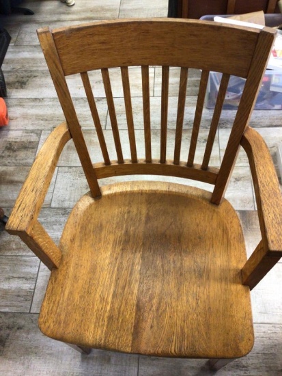 Very Nice Wood Side Chair, would be excellent addition with Wood Desk Chair