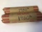 Lot of two 50 count rolls of mixed dates 1950?s Lincoln Wheat Pennies in circulated condition