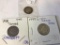 Lot of 3 Roosevelt Dimes, uncirculated 1958 P, 1949 S & 1960 D in circulated condition, 90% Silver