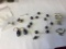 Lot of Six Pearl like Fashion Earrings with a Bonus Necklace with Dark Pearl like Beads