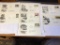 Lot of Seven 1970 First Day of Issue Postal Stamps with Postal Stamps from various Cities