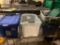 Lot of 5 Storage Bins with lids