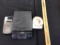 Lot of four measuring devices, 70 pound scale, ruler, calculator and Magnetic Base Ruler.