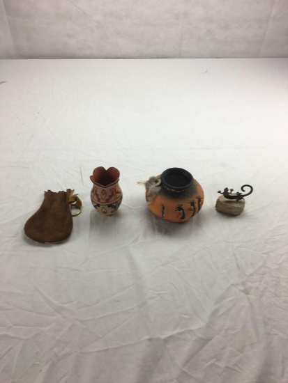 Lot of Reproduction Native American Items