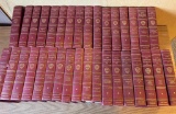 Lot of Vintage Harvard Classics cloth-bound literary classics books