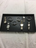 Metal Band, Silver Tone Watches