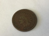 1880 U.S. Indian Head Penny in Circulated Condition