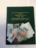 Lincoln Memorial Cents Littleton Album 1999-2008 Bicentennial Designs 2009, with 2008-2009 Coins