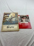 Lot of 2 vintage unused picture post card scrapbooks: San Francisco and New York