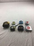 Lot of 7 Measuring Tapes