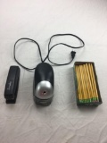 Stapler, Pencils and Electric Pencil Sharpener