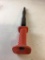 Remington Nail Driver, use 22 shell and a hit on the top with hammer to drive nails into cement