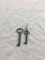 Lot of 2 Skeleton Keys