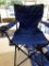 Lot of two blue Mac Sports Camping Chairs in like new condition
