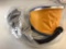 New in bag air foot pump with tube used to blow up air mattress