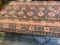 84?x114? Brown, Orange &Pink Indian Rug in good condition.