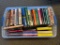 Box lot of mystery, detective, murder books; hardcover and paperback