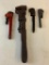 Lot of 4 Vintage Pipe Wrenches