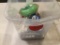 Bin full of Edger Trimmer Line, Rope, Scissors Ad small clamps