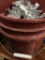 Large 12? x 15? bucket full of 2? by 4? Wood Hanger Brackets