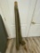 Bolt of green upholstery or drapery fabric