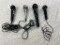 Lot of microphones, connectors, and cords: untested