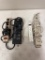 Lot of 4 power cord extensions, surge protectors, one with USB capability