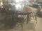Wooden Round Table with 4 Wooden Chairs