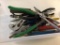 Large Lot of Pliers, wire cutters, channel lock pliers, slip joint pliers.