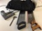 Miscellaneous lot consisting of Two handsaws, Stanley Electric Staple Gun, Vintage Calipers