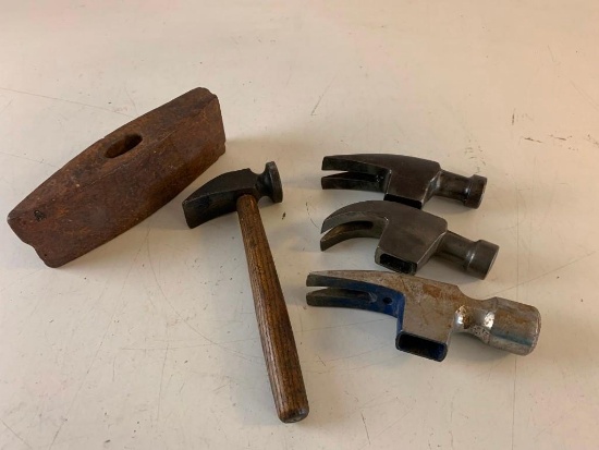Vintage Hammer plus 4 Vintage Hammer Heads