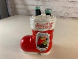 Christmas Coca-Cola Cookie Jar