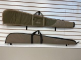 Two shotgun/rifle cases: Red Head and Allen