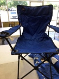 Lot of two blue Mac Sports Camping Chairs in like new condition