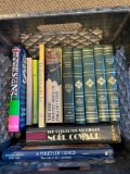 Box lot of paperback and hardcover literature books