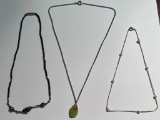 Lot of three Costume Jewelry Necklaces